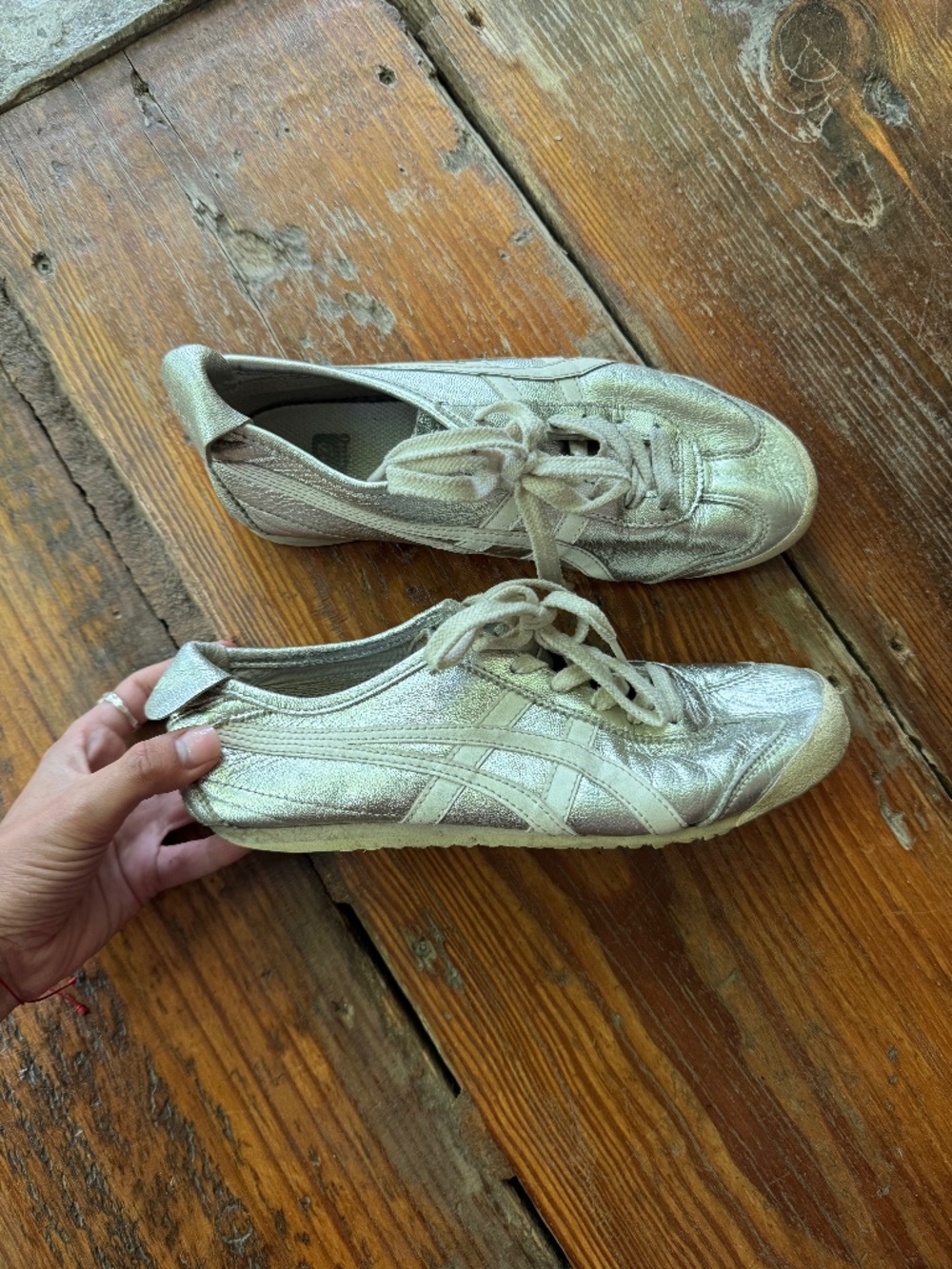 Silver Onitsuka Tiger Mexico 66